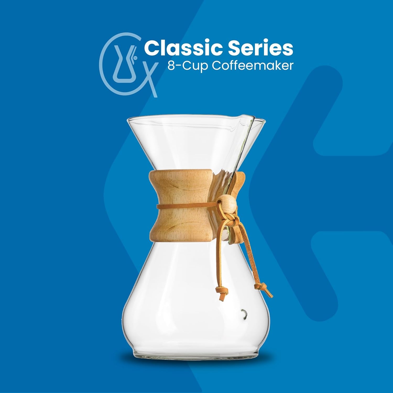 Pour-Over Glass Coffeemaker - Classic Series - 8-Cup - Exclusive Packaging