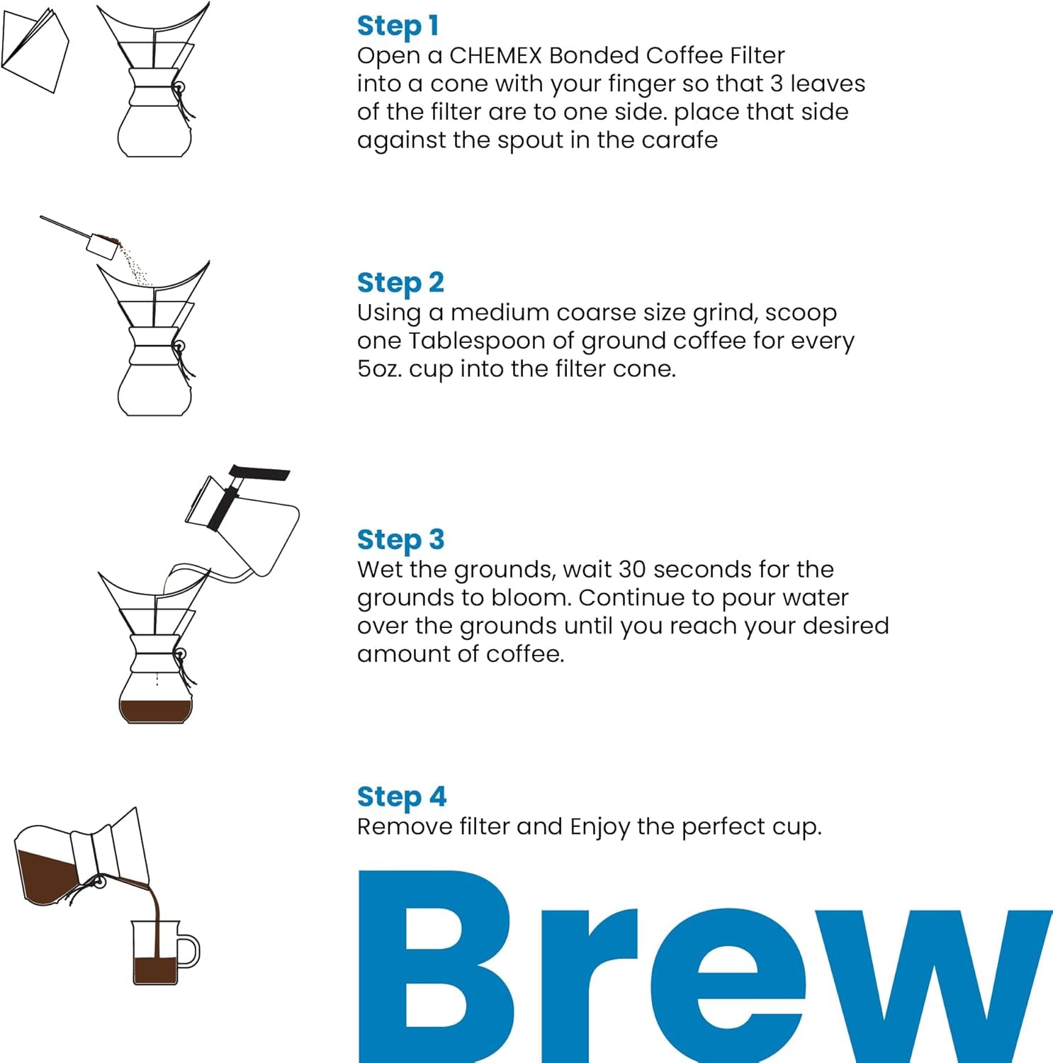 Pour-Over Glass Coffeemaker - Classic Series - 8-Cup - Exclusive Packaging